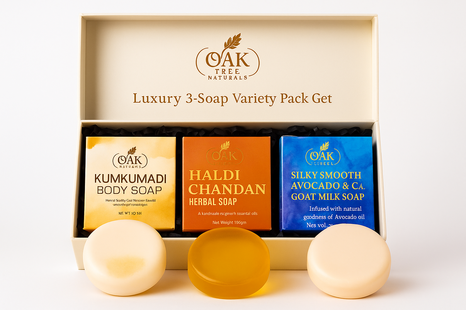 3-Soap Variety Pack - Oak Tree Naturals
