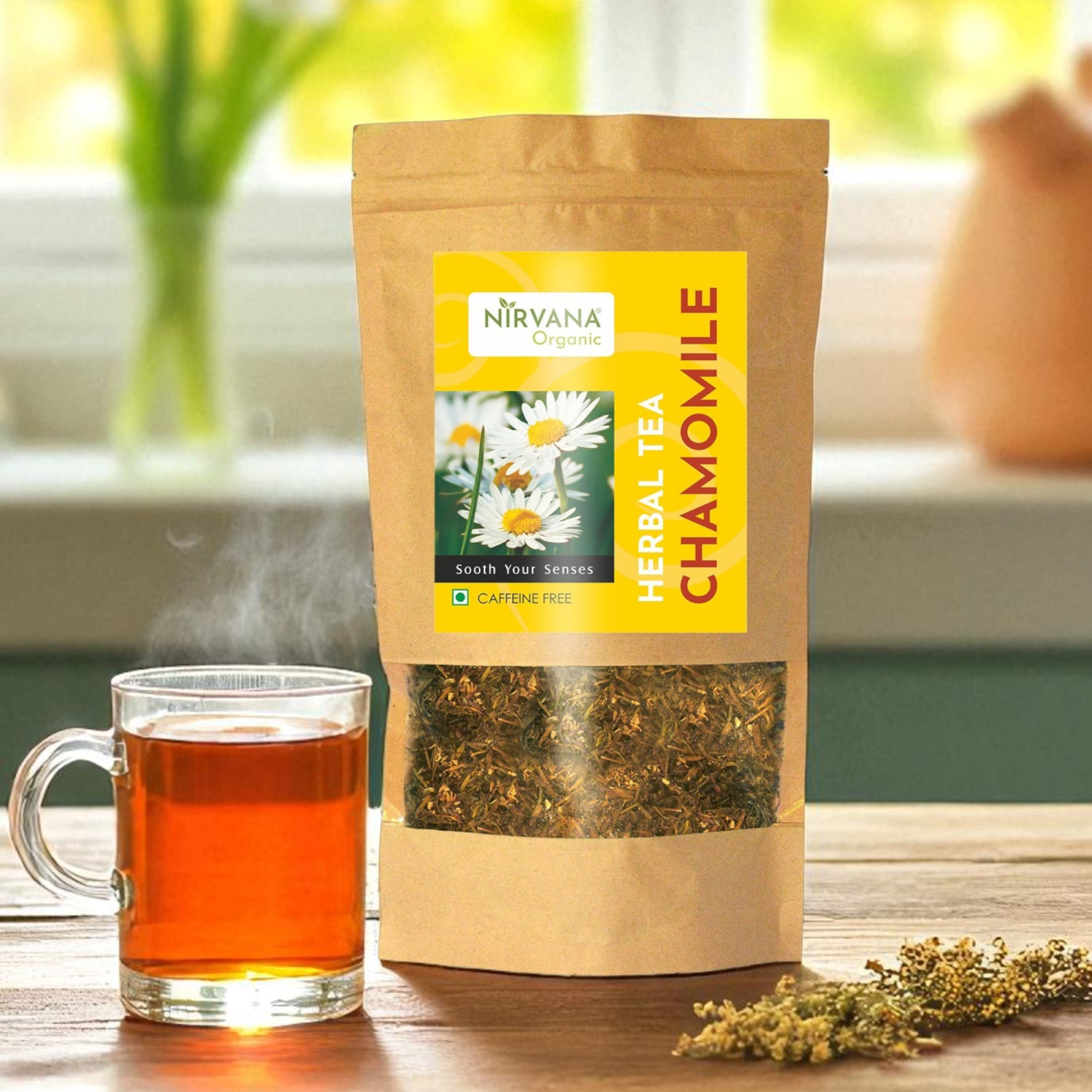 Organic Chamomile Tea for Hormonal Balance and Stress Relief| 70gms