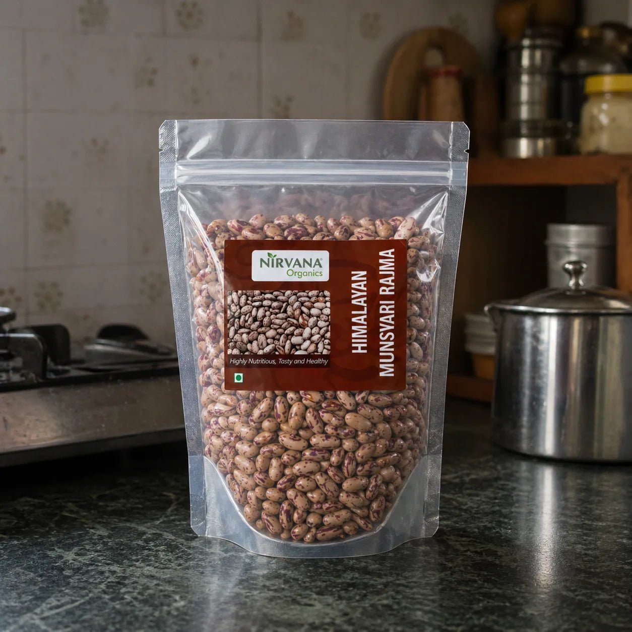 Nirvana Organic Munsiyari Rajma (500 Gms)