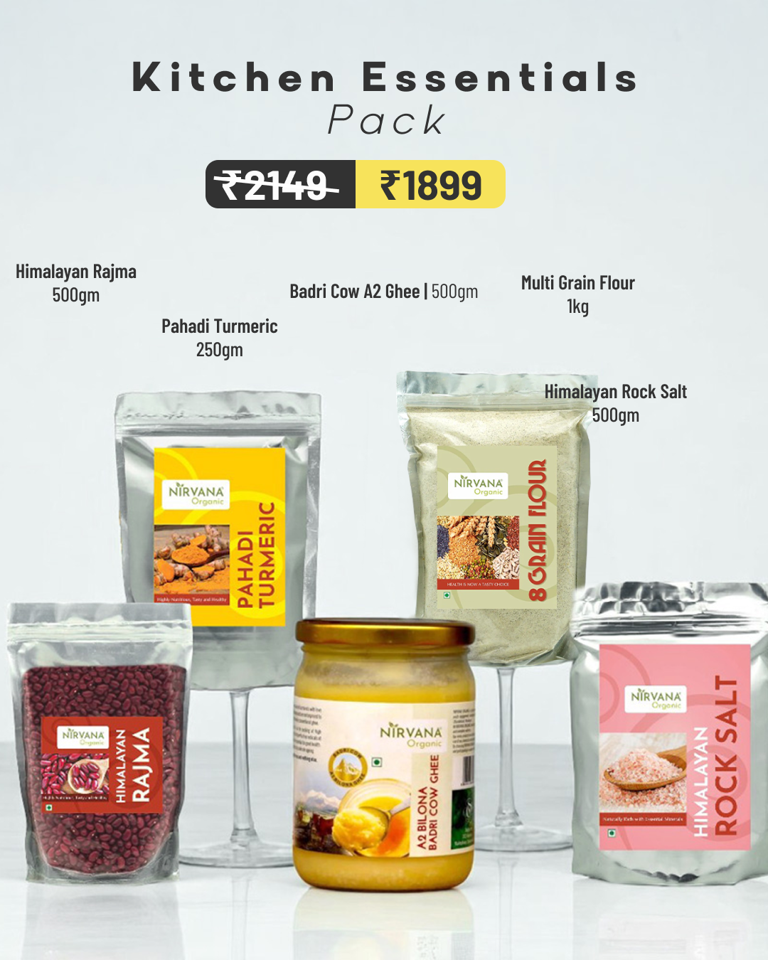 Kitchen Essentials Pack | Best for Healthy, Nutritious Start of Day | Best for Children, Active Adults and Seniors