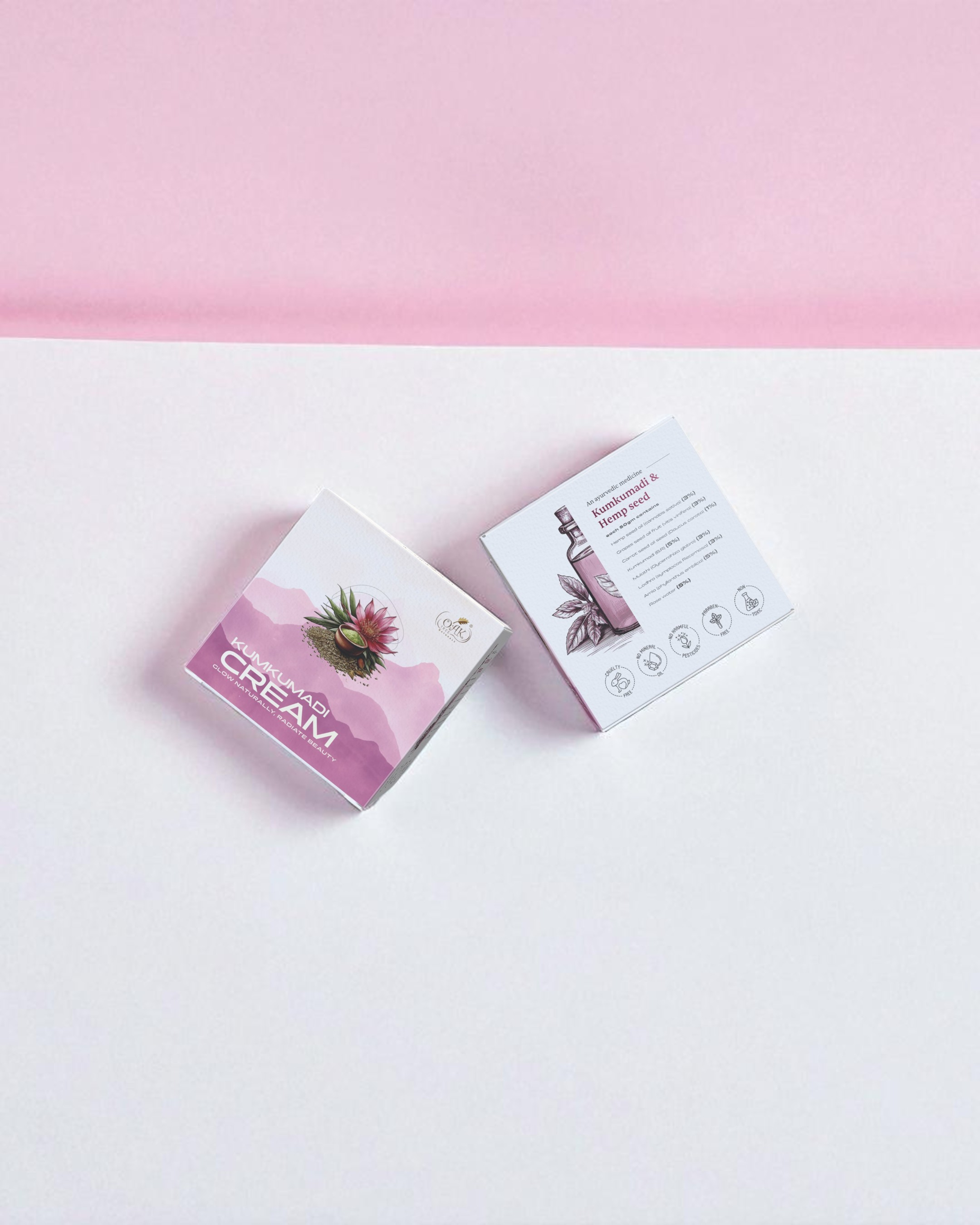 Advanced Kumkumadi Cream for Dark Spots & Anti-Aging | Natural Glow with Saffron & Hemp Oil (50g)