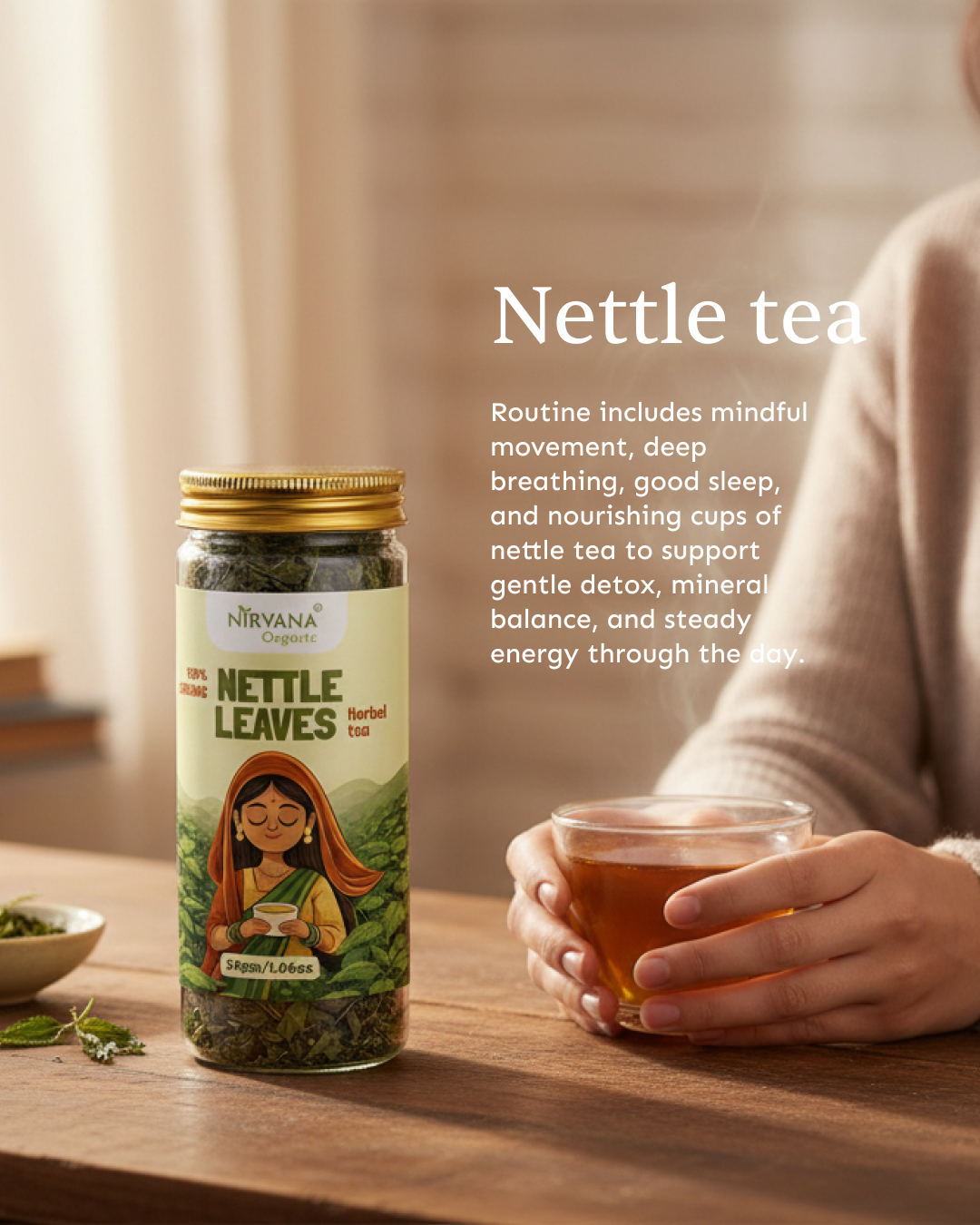 Nettle leaves infusions