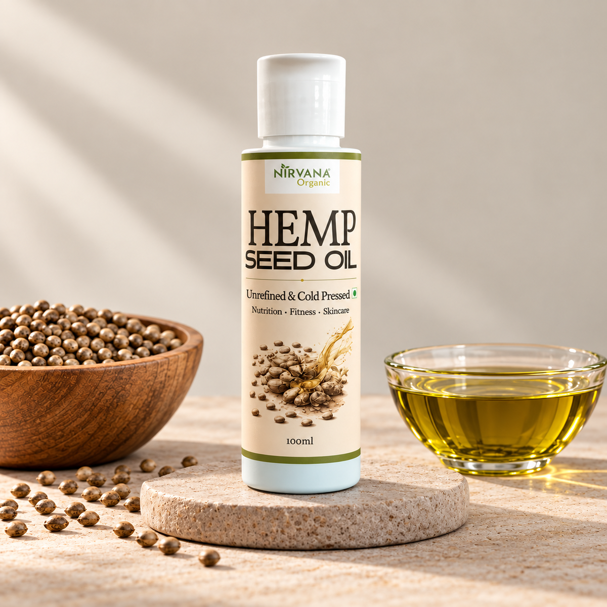 Nirvana Organic Hemp Seed Oil (100ml)