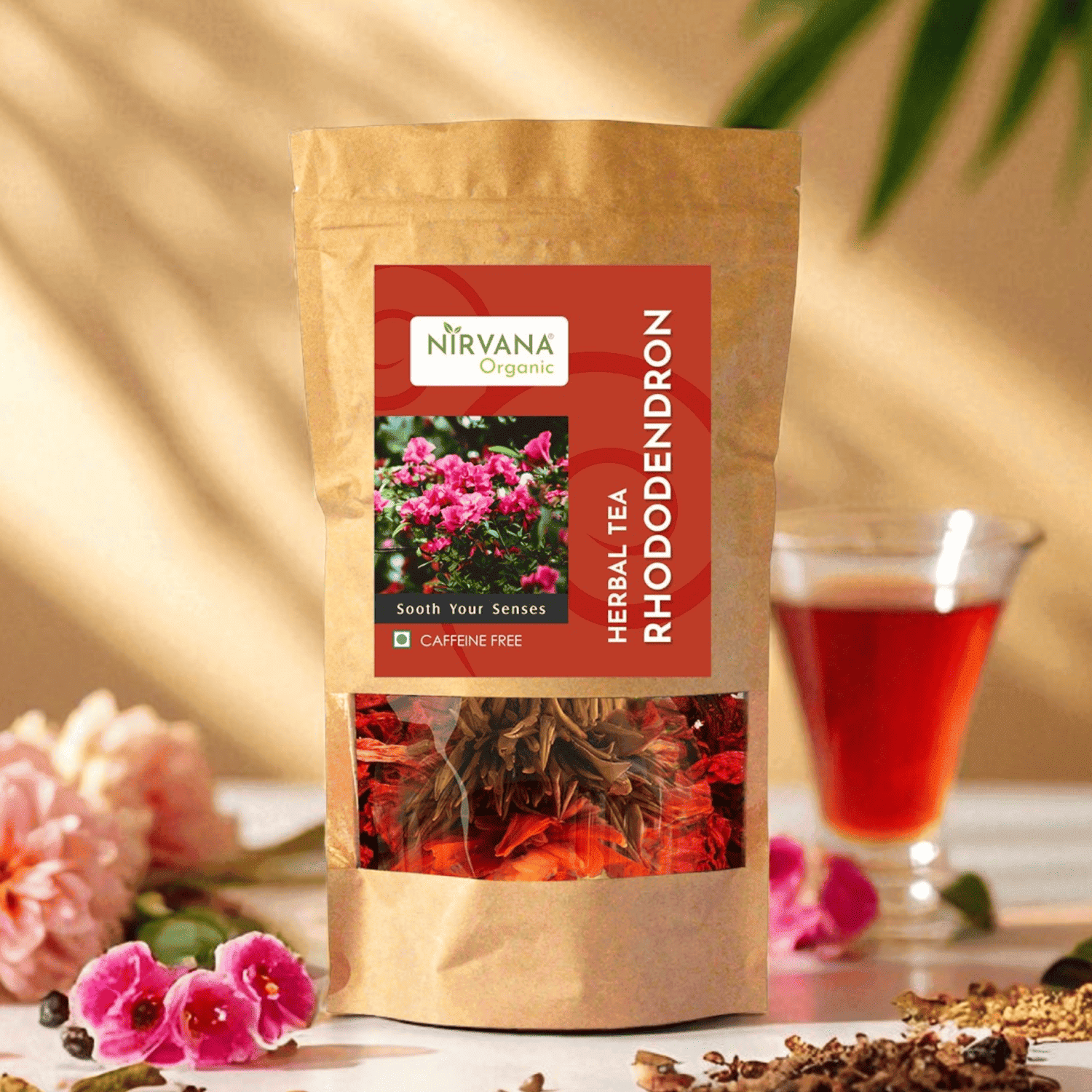 Organic Herbal Infusions Starter Pack | Himalayan Chamomile, Lemongrass & Rhododendron Infusions with Raw Honey