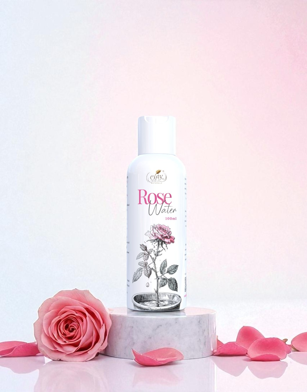 Premium Rose Water Face Mist | Pure Gulaab Jal Mist | Made from Real Damask Roses (100ml)