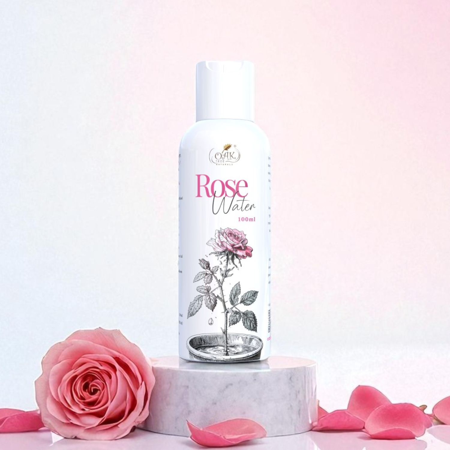 Premium Rose Water Face Mist | Pure Gulaab Jal Mist | Made from Real Damask Roses (100ml)