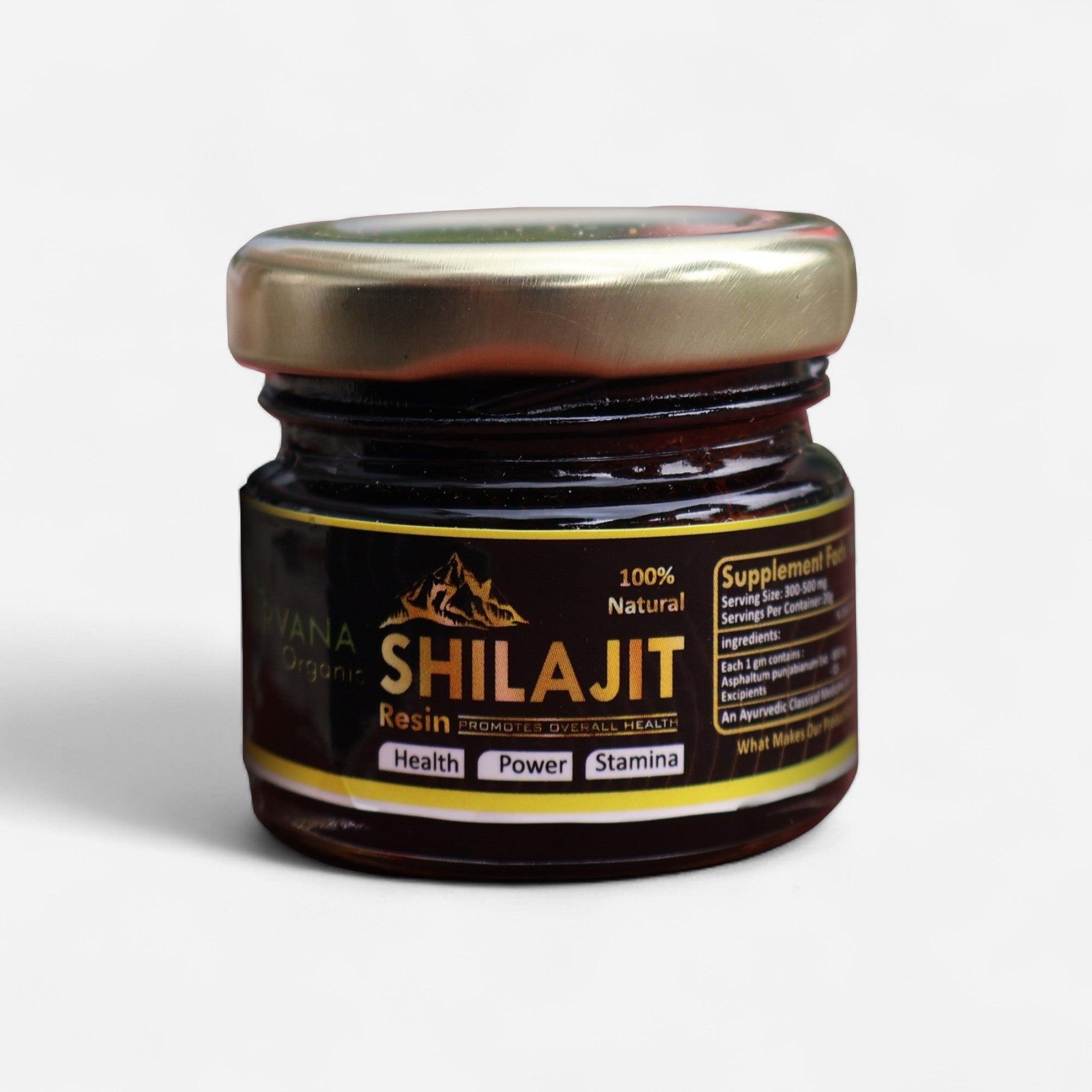 Shilajit-100% Himalayan & Ayurvedic-High in Fulvic Acid-Boost Muscle Growth & Stamina (20gms)