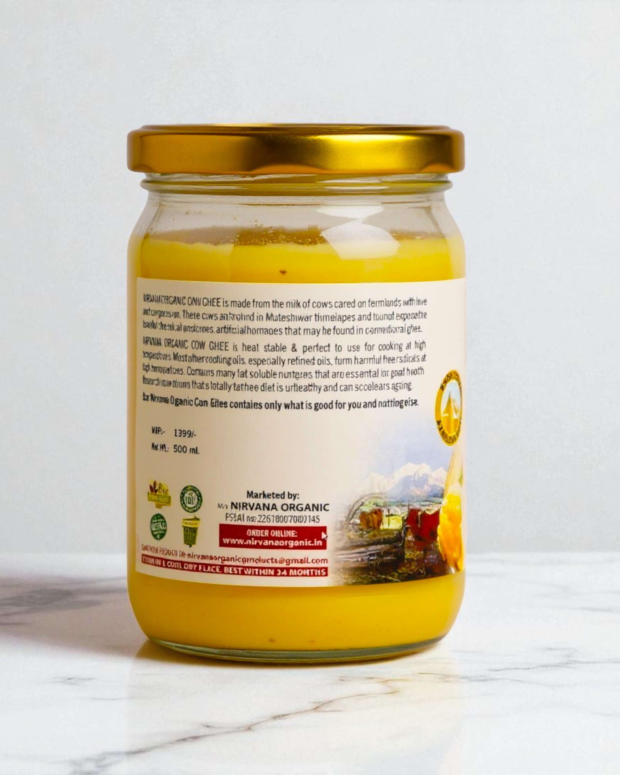 Combo Of Badri Cow A2 Ghee and Himalayan Ragi Atta(500gms)