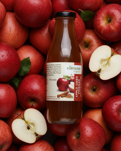 Organic Apple Cider Vinegar with the Mother, Pure Himalayan Goodness(500ml)