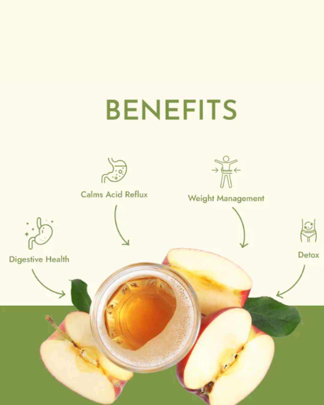 Organic Apple Cider Vinegar with the Mother, Pure Himalayan Goodness(500ml)