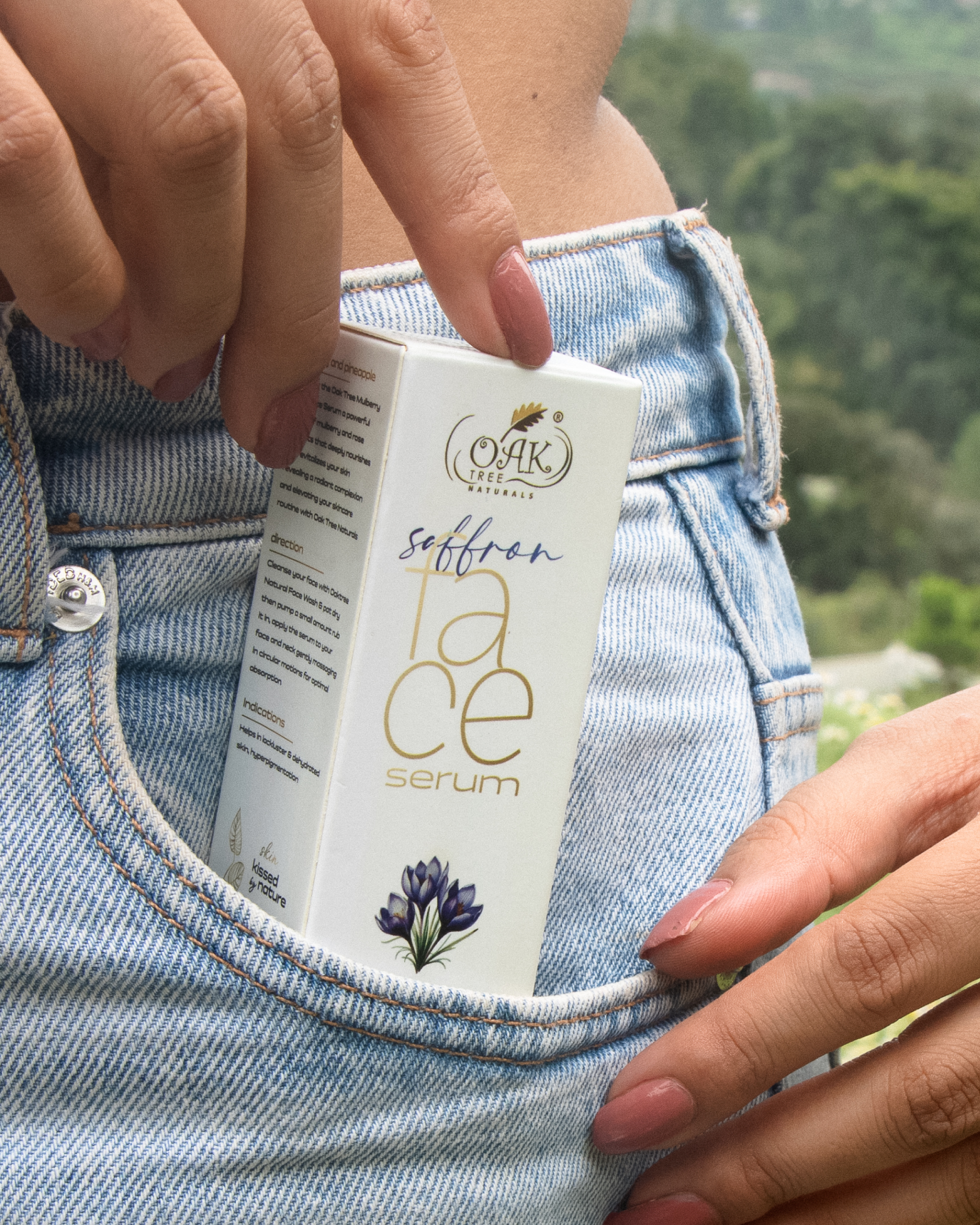 Saffron Face Serum For Deep Hydration | Infused with Rice Water, Rose, Mulethi,Saffron & Mulberry