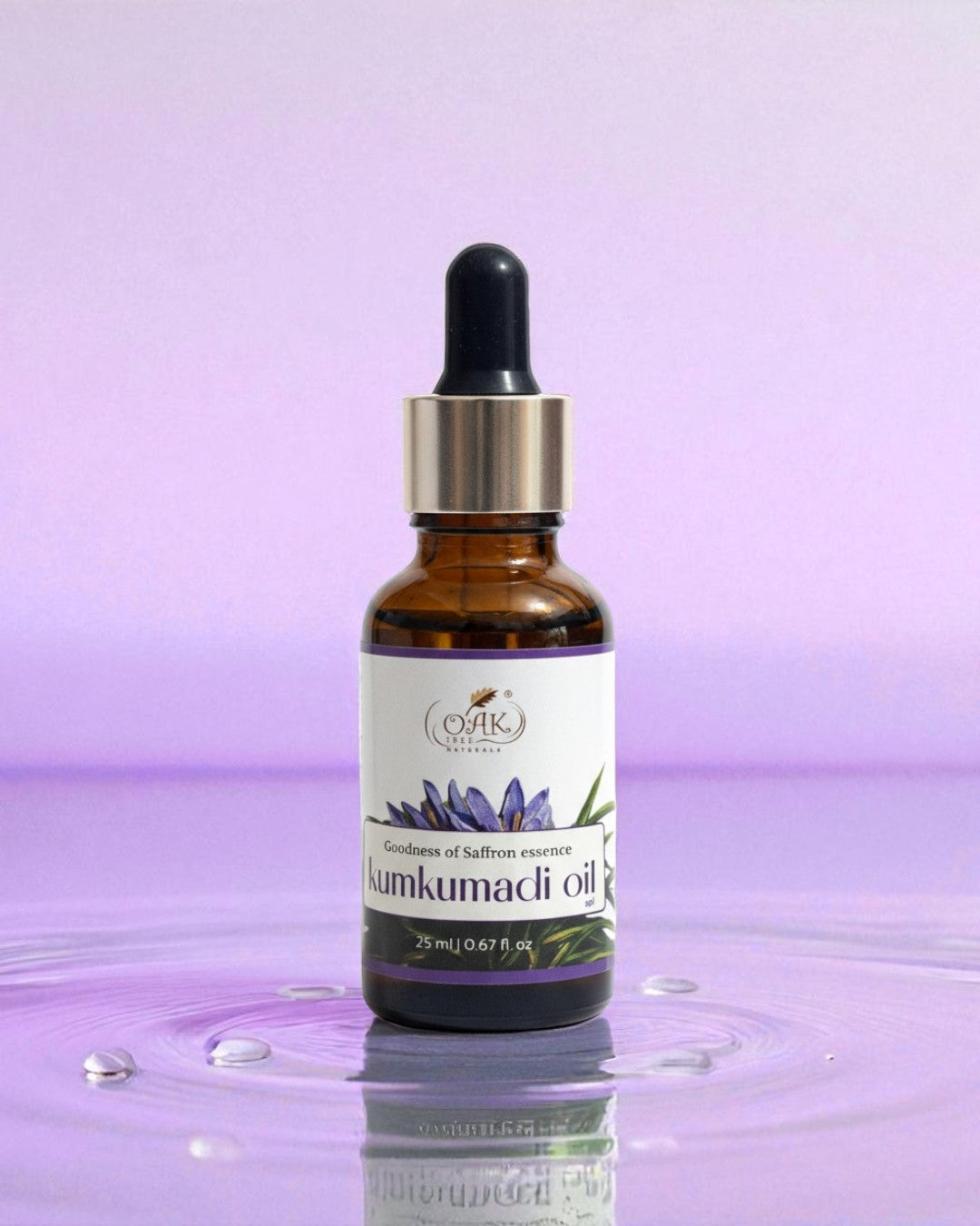 Pure Kumkumadi Oil 25ml - Ayurvedic Face Oil for Skin Brightening, Anti-Aging & Dark Spots