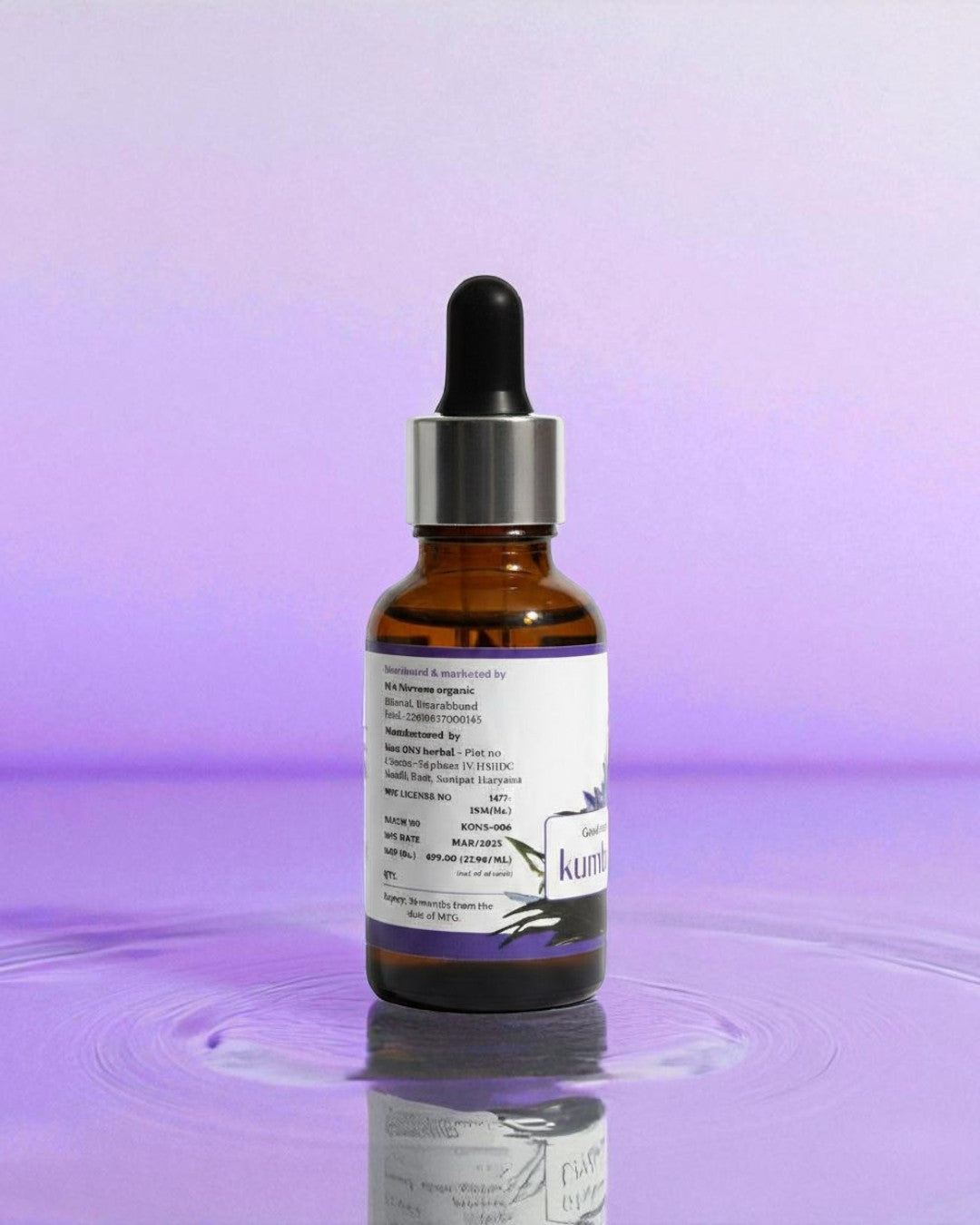 Pure Kumkumadi Oil 25ml - Ayurvedic Face Oil for Skin Brightening, Anti-Aging & Dark Spots