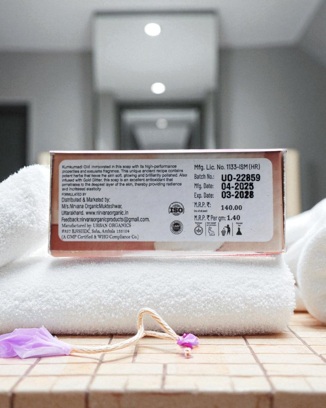 Advanced Kumkumadi Body Soap | Kumkumadi Oil, ACB Fruit Mix & Gold Glitter