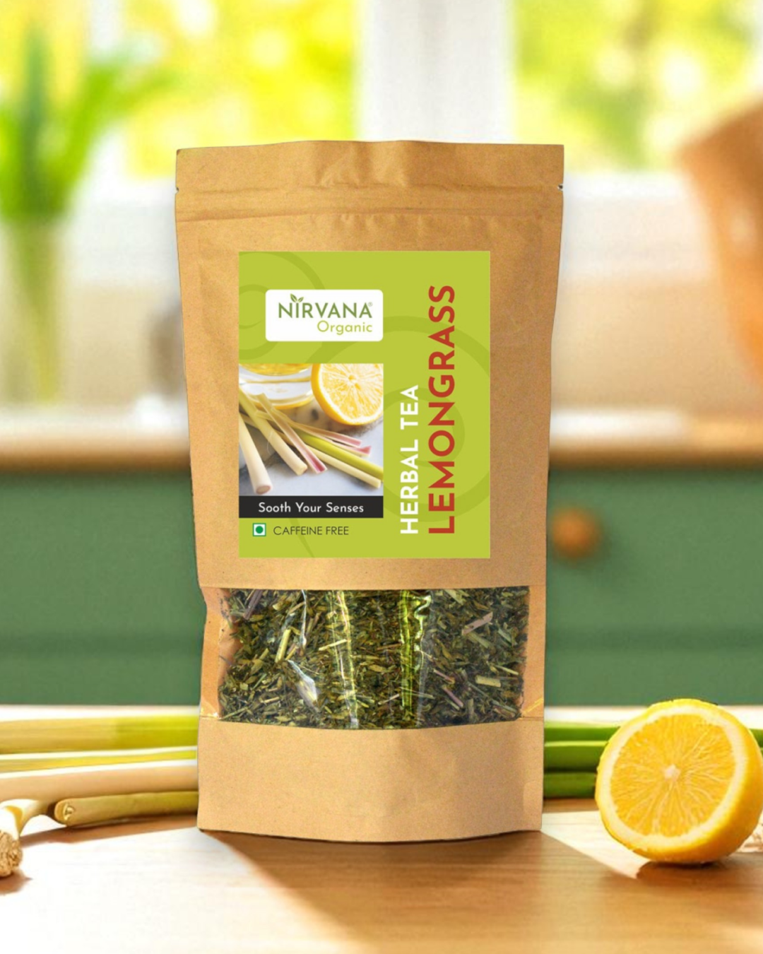 Organic Lemongrass Detox Tea | Natural Digestive & Weight Loss Tea with Thyme & Oregano | 70gms
