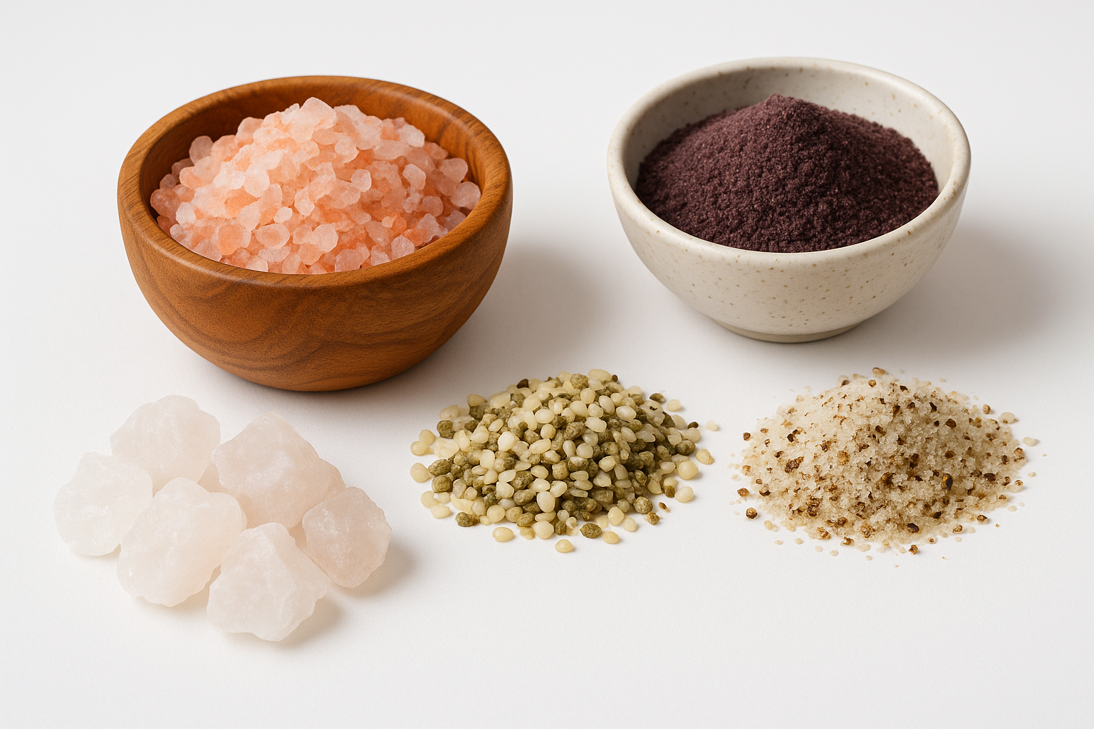 Professional salt collection display