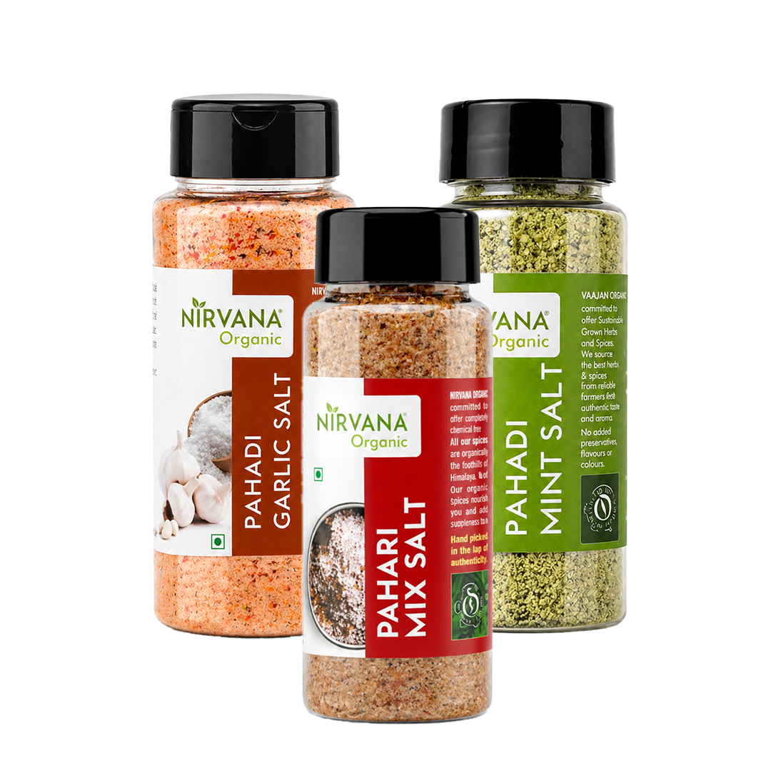 Nirvana Organic Pahadi Salt Combo