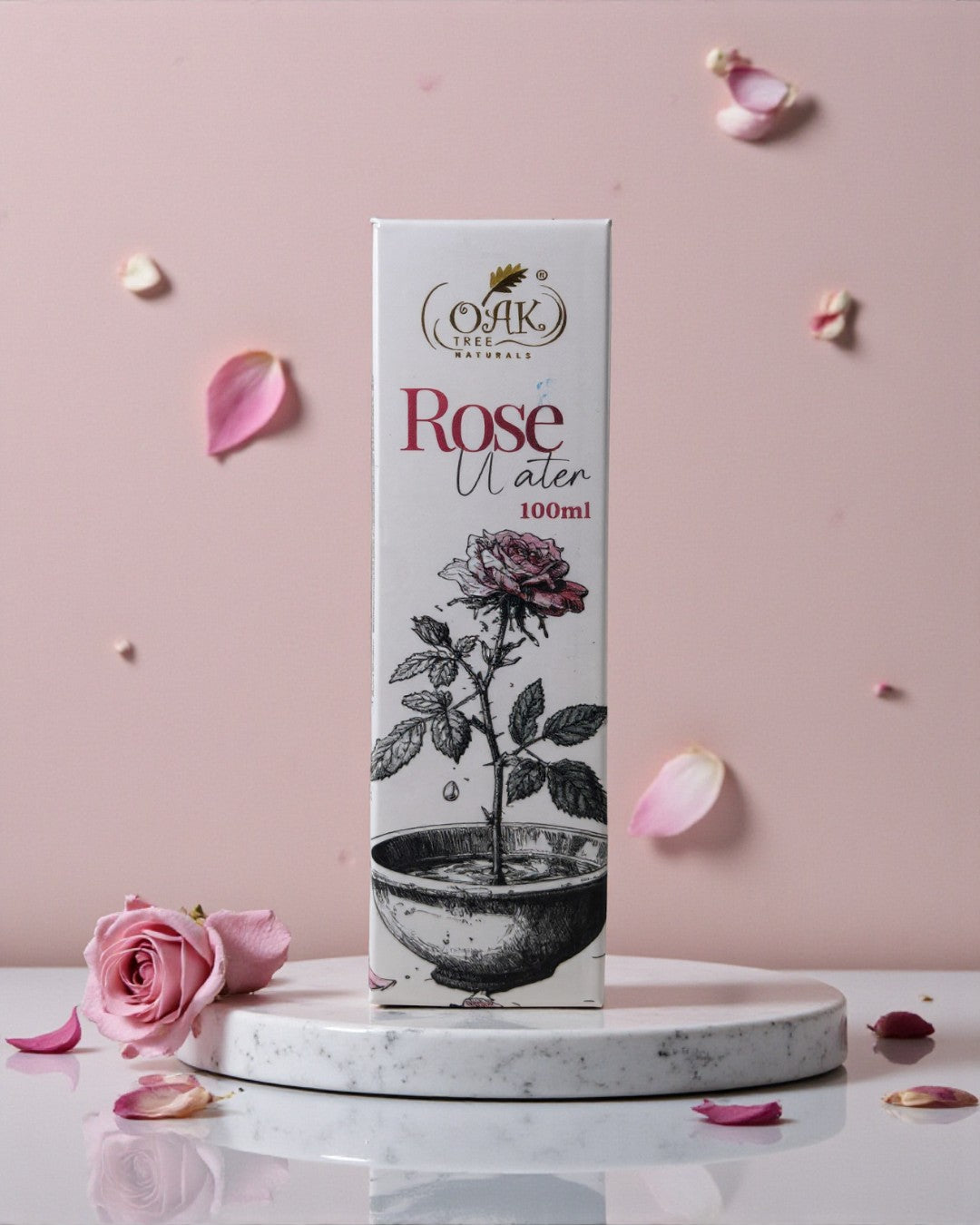 Premium Rose Water Face Mist | Pure Gulaab Jal Mist | Made from Real Damask Roses (100ml)