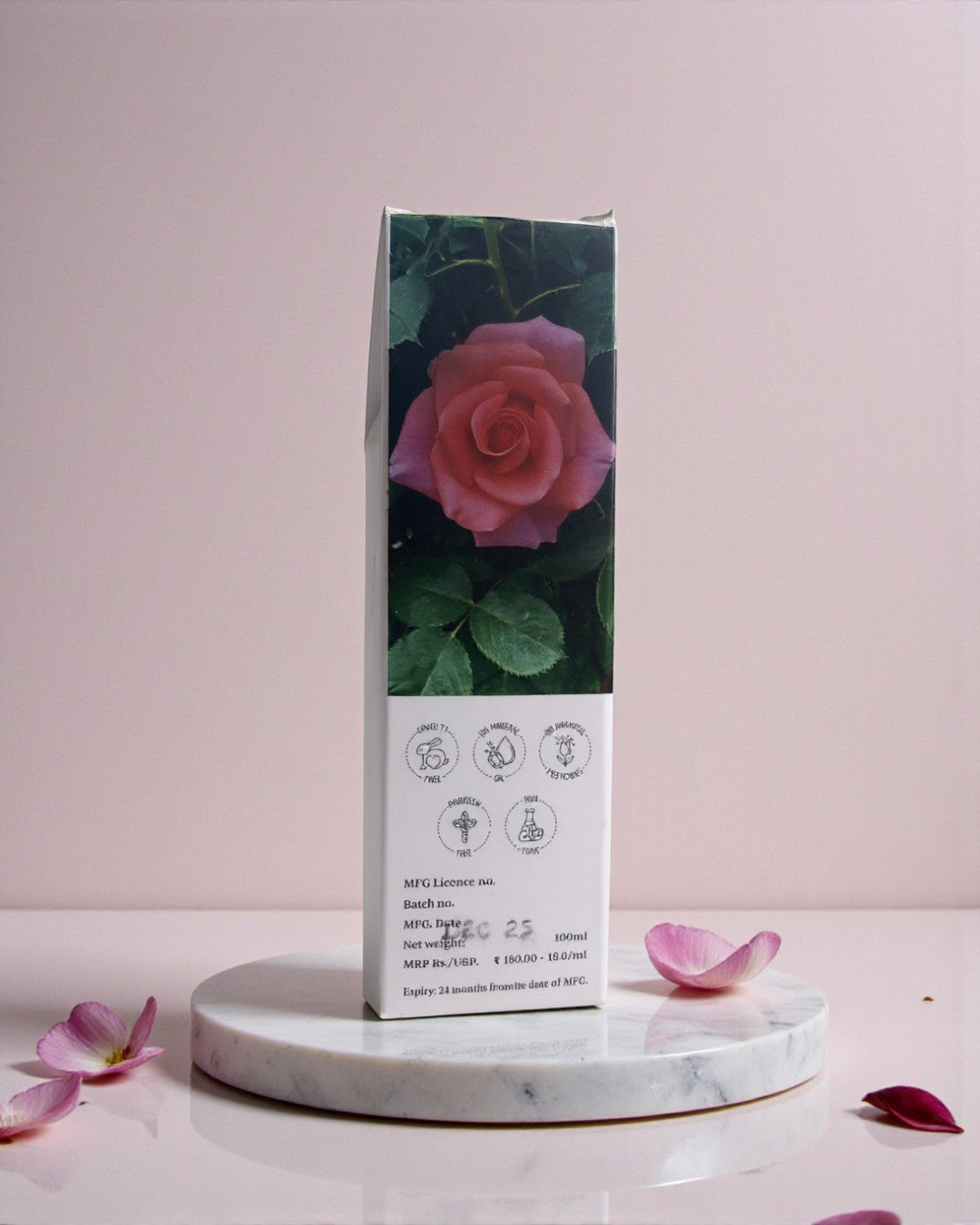 Premium Rose Water Face Mist | Pure Gulaab Jal Mist | Made from Real Damask Roses (100ml)