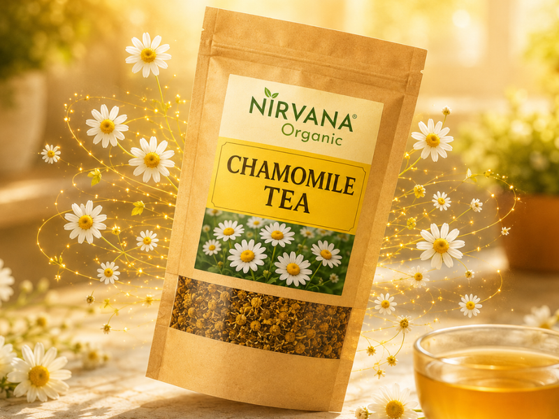 5 Health Benefits of Drinking Nirvana Organic’s India Chamomile Tea Daily