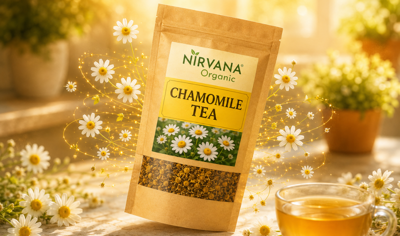 5 Health Benefits of Drinking Nirvana Organic’s India Chamomile Tea Daily