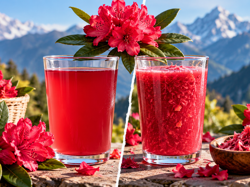 Buransh Juice With Pulp: Is the Extra Fiber Worth It?