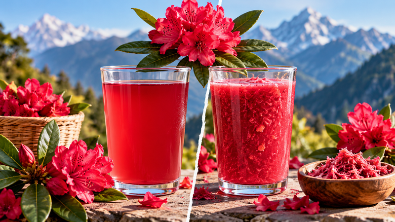 Buransh Juice With Pulp: Is the Extra Fiber Worth It?