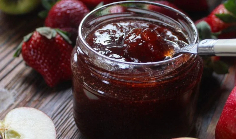A Bite of Autumn: Nirvana Organic India  Apple Jam