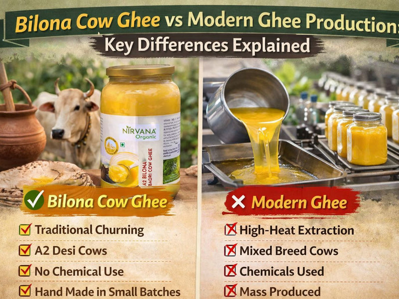 Bilona Cow Ghee vs Modern Ghee Production: Key Differences Explained