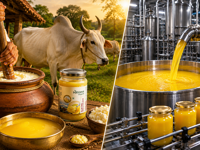 Bilona Cow Ghee vs Modern Ghee Production: Key Differences Explained
