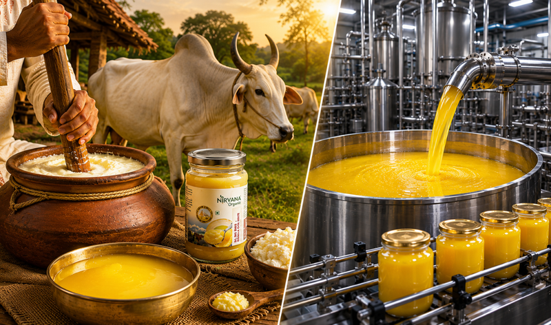 Bilona Cow Ghee vs Modern Ghee Production: Key Differences Explained