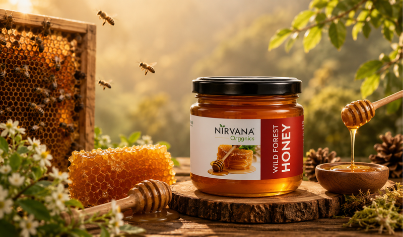 From Hive to Jar: The Pure, Organic Journey of Nirvana’s Forest Honey