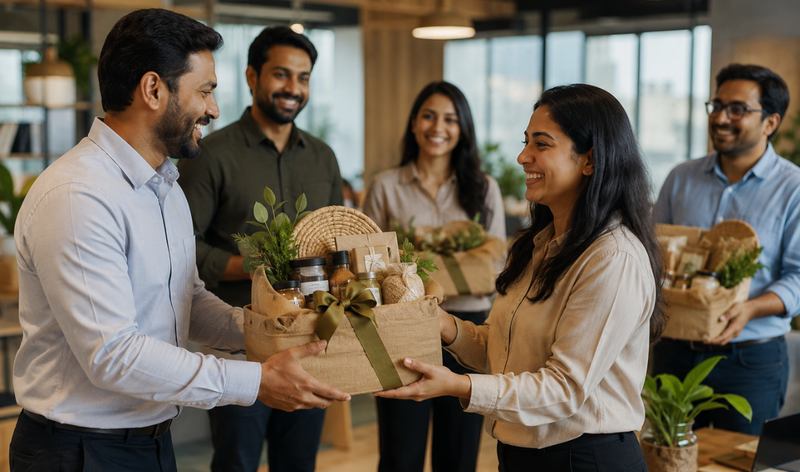 Personalized Employee Gifts: Boost Morale with Organic Hampers