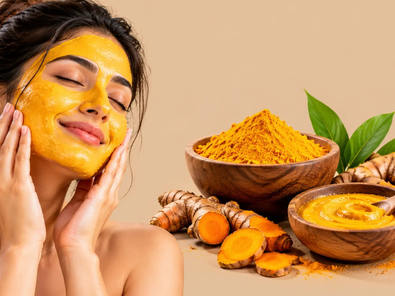 Haldi for Glowing Skin: DIY Face Packs Using Pahadi Haldi