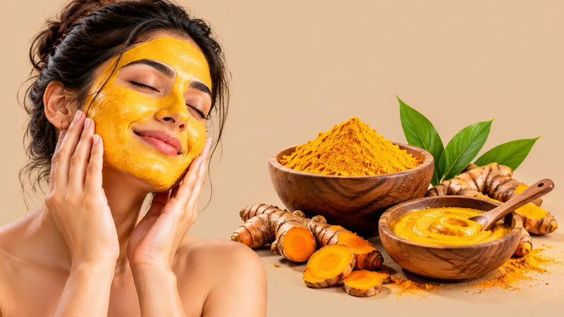 Haldi for Glowing Skin: DIY Face Packs Using Pahadi Haldi