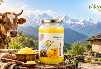 Buy Natural Cow Ghee Made the Traditional Bilona Way | Nirvana Organic