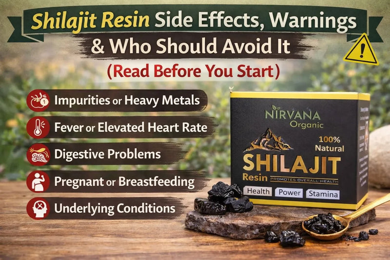 Shilajit Resin Side Effects, Warnings & Who Should Avoid It (Read Before You Start)