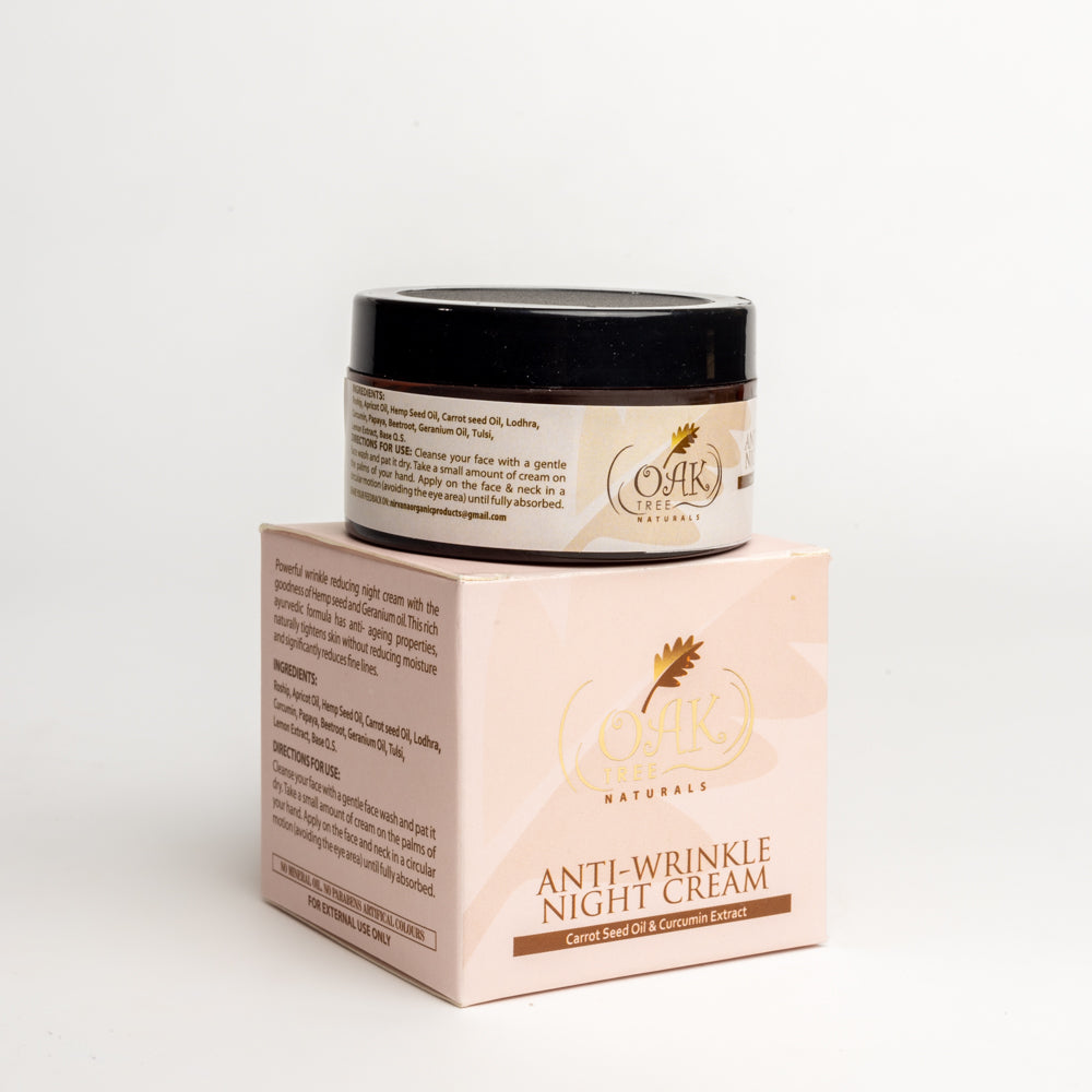 Anti-Wrinkle Night Cream (Hemp Seed Oil & Granium Oil)