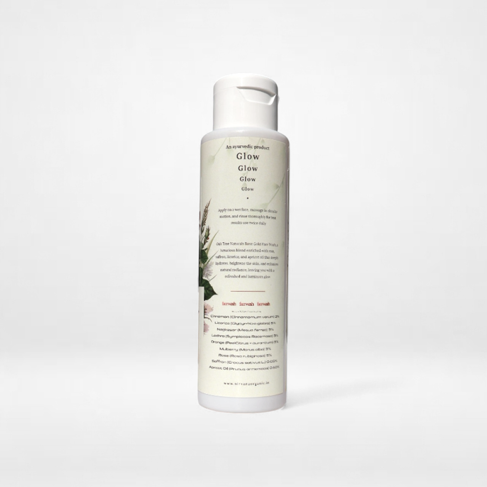 Alpine Purity Rose Gold Facewash-Radiant Skin-Enriched with Real Rose,Saffron & Licorice (100ml)