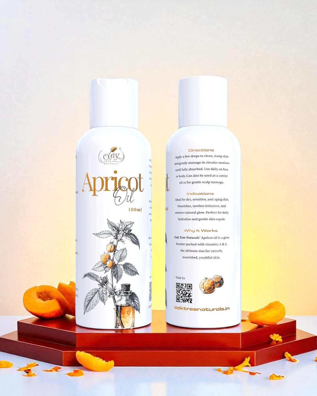 Apricot Seed Oil for Skin: Natural Hydration and Glow(100ml)
