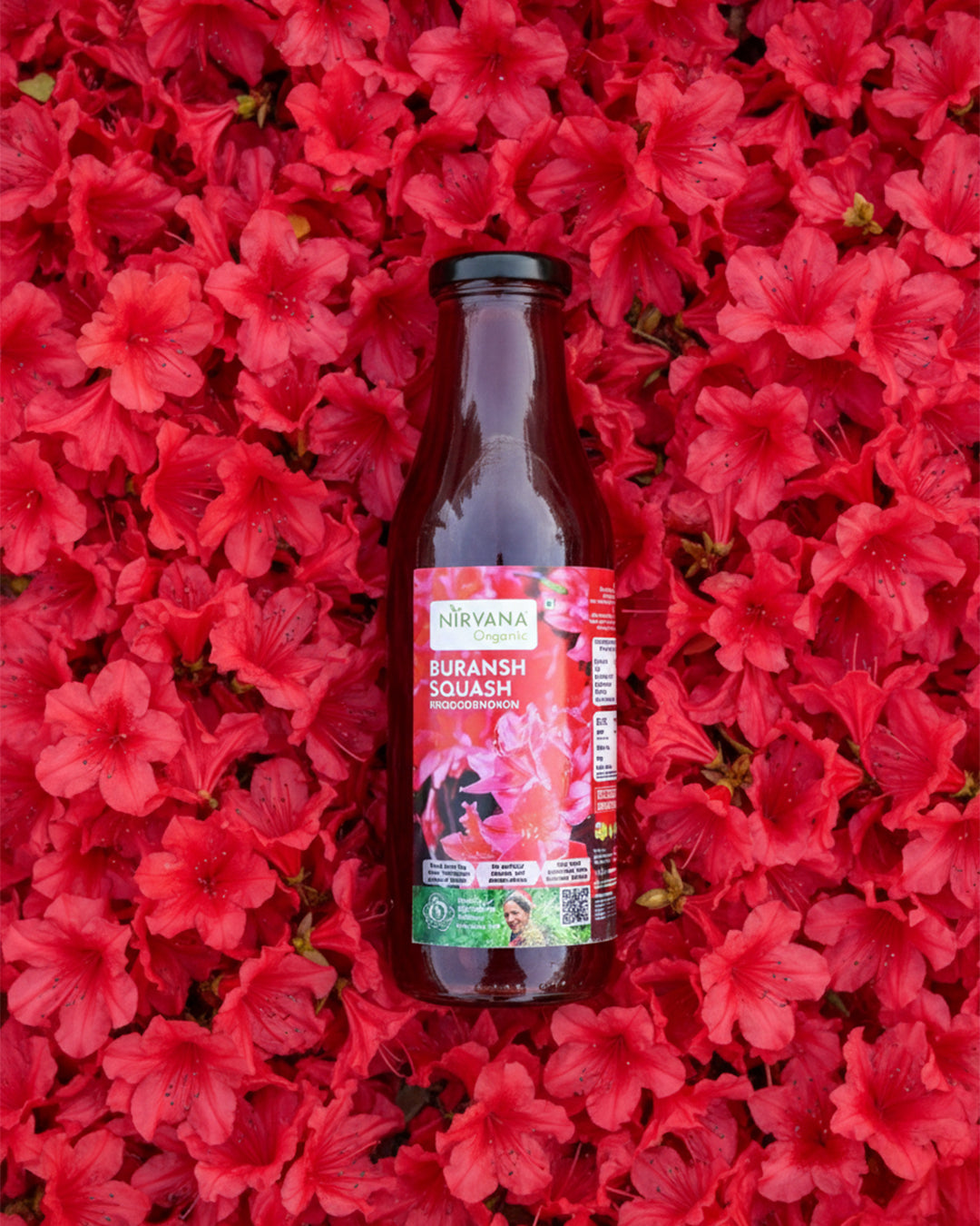 Himalayan Buransh Sanjivni Flower Juice (Rhododendron Squash)-Rich in Antioxidants & Vit-C-Best for Immunity (650ml)