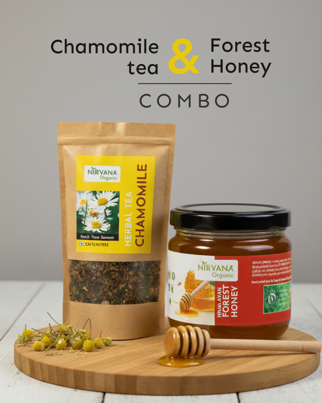 Sleep Wellness Bundle | Chamomile Tea + Forest Honey for Better Sleep