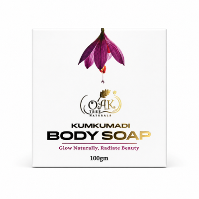 Kumkumadi Body Soap | Kumkumadi Oil, ACB Fruit Mix & Gold Glitter