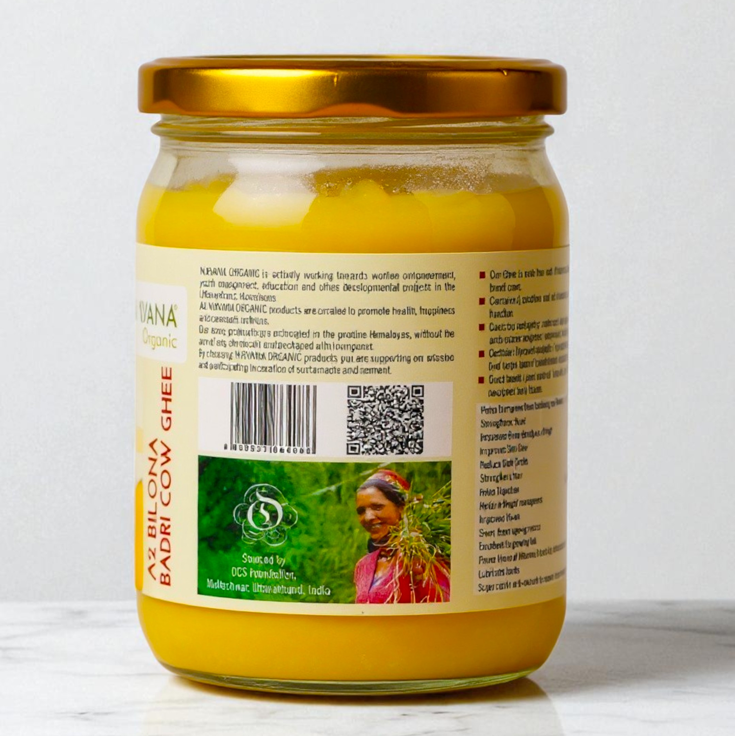 Badri Cow A2 Ghee-Made by Bilona Method (500gms)
