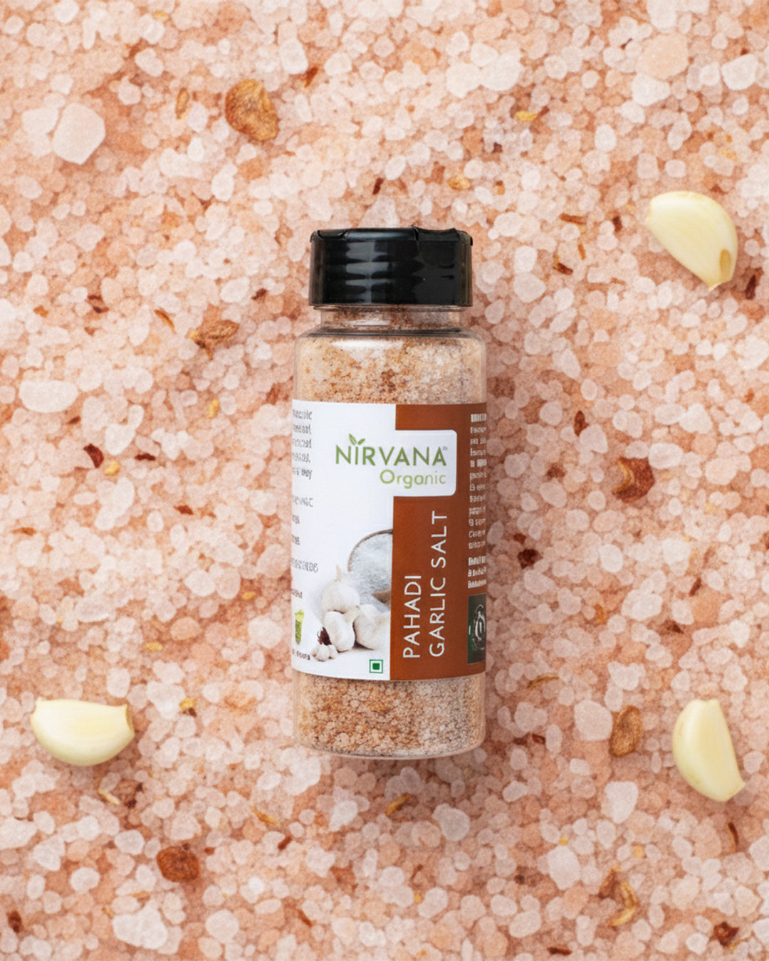 Pahadi Lehsun Namak-Himalayan Garlic Salt-Hand Made by Traditional Stone Grinding-Best for Heart Health (200gms)