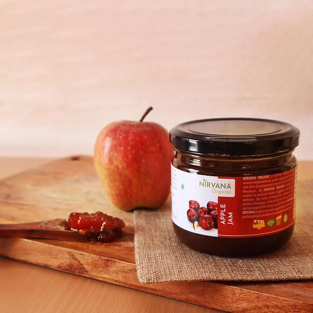 Buy Real Organic Apple Fruit Jam from Himalaya
