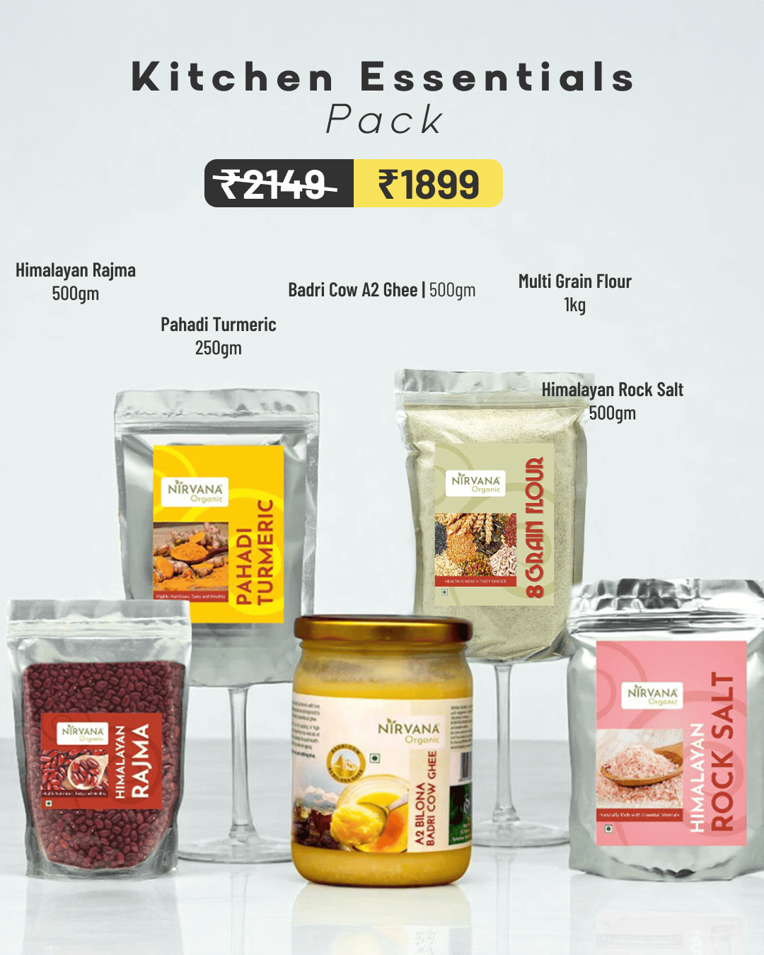 Kitchen Essentials Pack | Best for Healthy, Nutritious Start of Day | Best for Children, Active Adults and Seniors