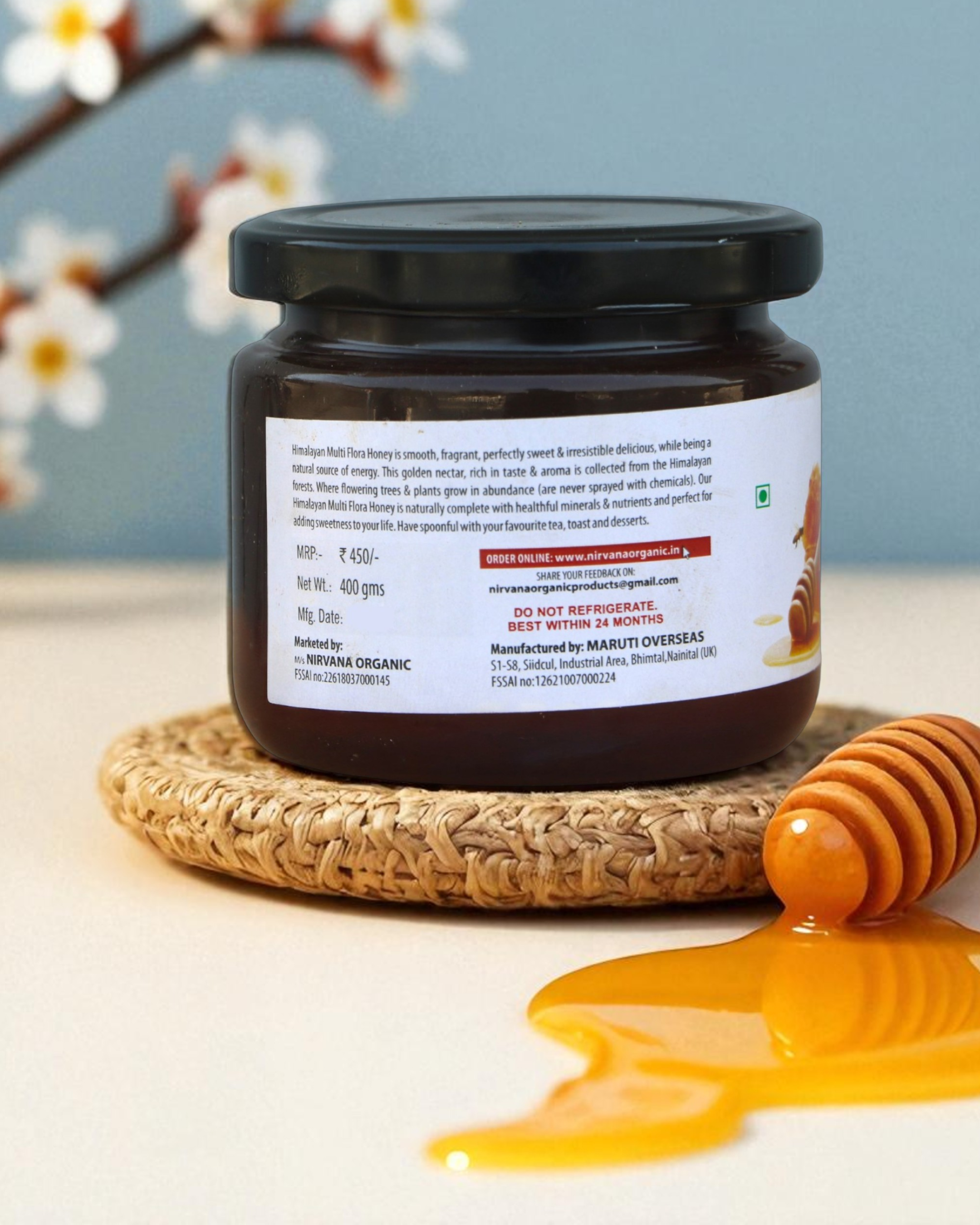 MultiFlora Honey from the Himalayas: A Better Alternative to Sugar400g