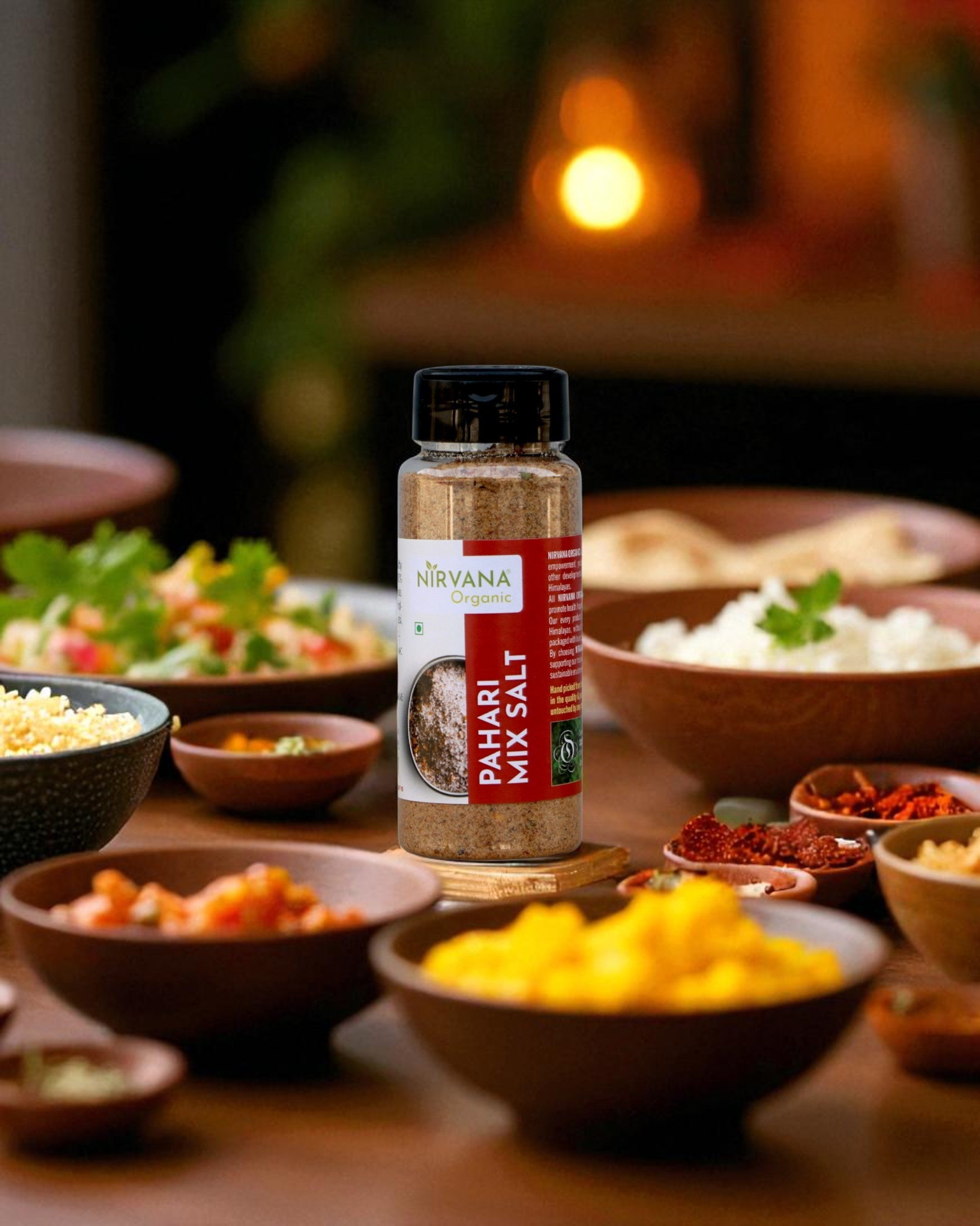 Pahadi Mix Flavour Salt-Hand Made by Traditional Stone Grinding | Mix of 8 Himalayan Spices(150gms)