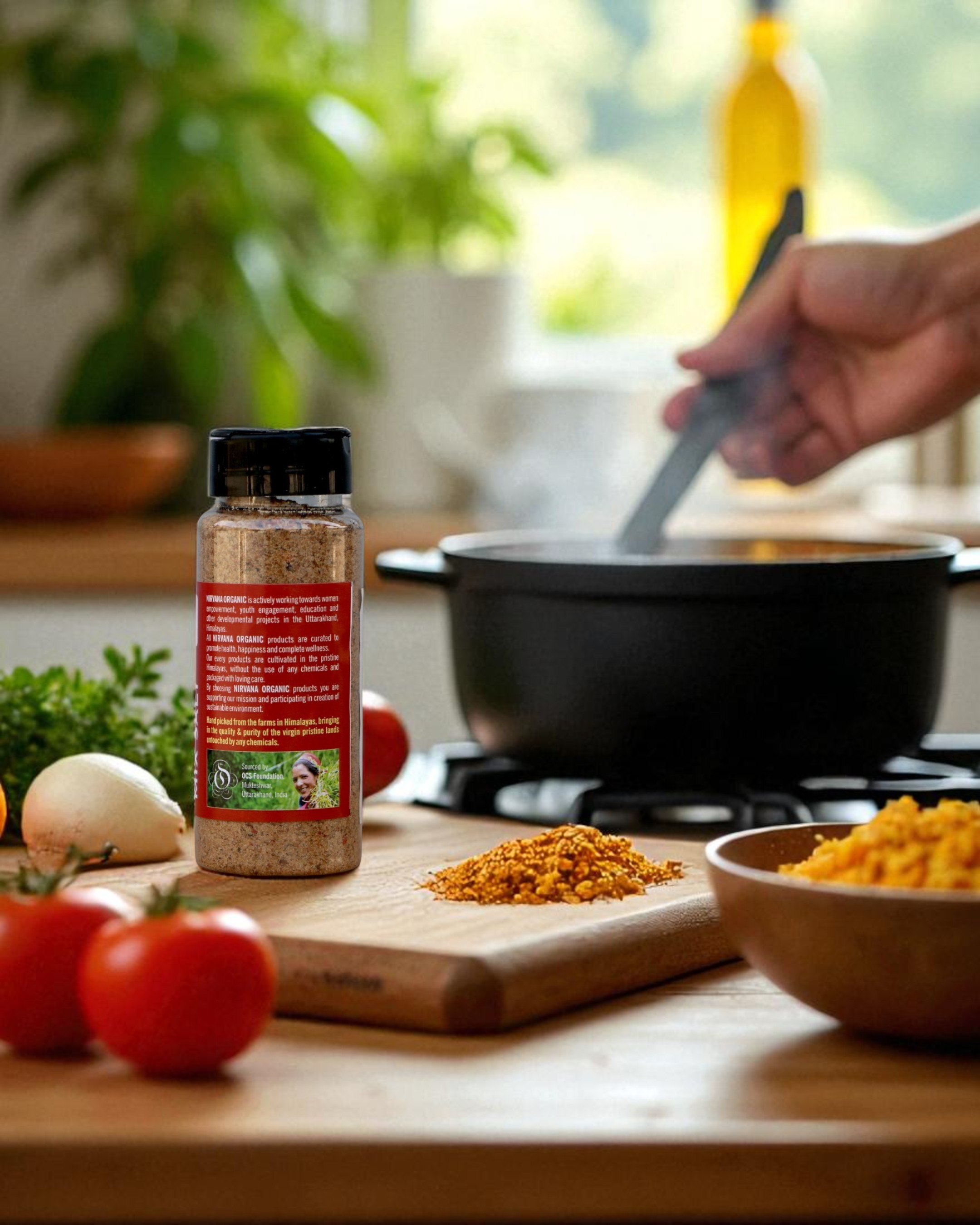 Pahadi Mix Flavour Salt-Hand Made by Traditional Stone Grinding | Mix of 8 Himalayan Spices(150gms)